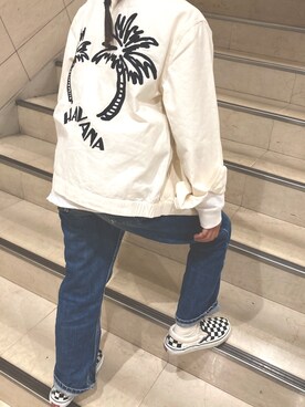 「おんなのこコーデ」｜「アイテム（スリッポン）」を使った、s_o_rさん（キッズ・130cm）の春コーディネート