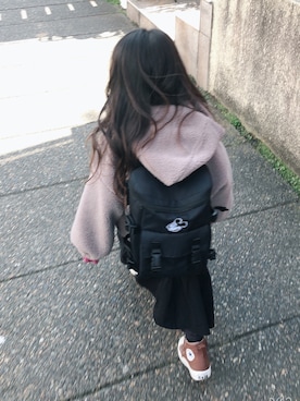 「ANAP（アナップ）のアイテム」を使った、M&Kさん（キッズ・100cm）の春コーディネート