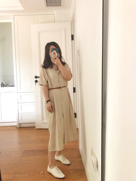 「milady（ミレディ）のアイテム」を使った、懒猫猫3030さん（レディース・153cm）の夏コーディネート