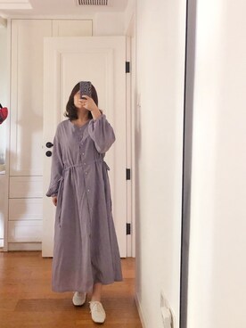 「milady（ミレディ）のアイテム」を使った、懒猫猫3030さん（レディース・152cm）の春コーディネート