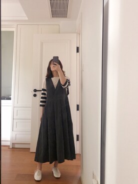 「milady（ミレディ）のアイテム」を使った、懒猫猫3030さん（レディース・152cm）の夏コーディネート