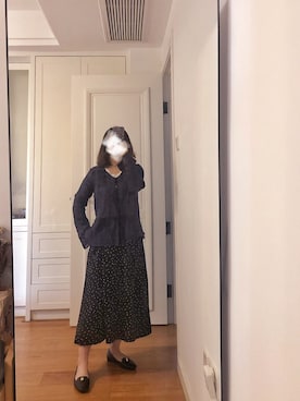 「STUART WEITZMAN（スチュアートワイツマン）のアイテム（バレエシューズ）」を使った、懒猫猫3030さん（レディース・152cm）の夏コーディネート