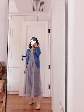 「WILLSELECTION（ウィルセレクション）のアイテム（ワンピース/ドレス）」を使った、懒猫猫3030さん（レディース・152cm）の夏コーディネート