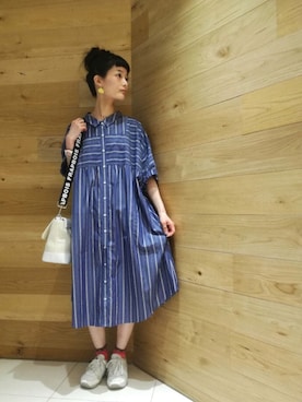 Uさん（レディース・158cm）の春コーディネート