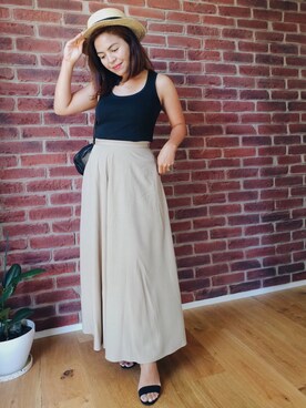 「RUBYのアイテム」を使った、Aimee Riddellさん（レディース・155cm）の冬コーディネート