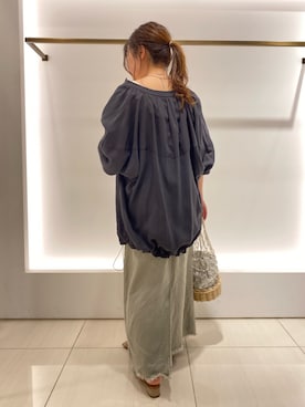 「DouDou（ドゥドゥ）のアイテム（ブルゾン）」を使った、SEKIGUCHI.Rさん（レディース・160cm）の春コーディネート