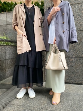 SEKIGUCHI.Rさん（レディース・160cm）の春コーディネート