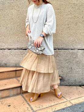 SEKIGUCHI.Rさん（レディース・160cm）の夏コーディネート