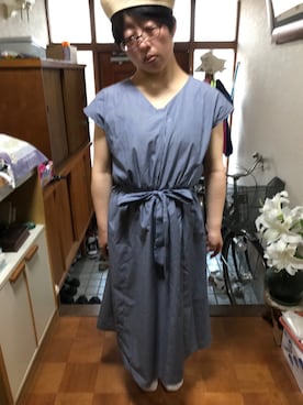 「DRESKIP（ドレスキップ）のアイテム（ワンピース/ドレス）」を使った、斎木怜子さん（レディース・150cm）の夏コーディネート