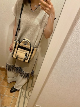 「vingtrois（バントロア）のアイテム」を使った、KARAさん（レディース・166cm）の夏コーディネート