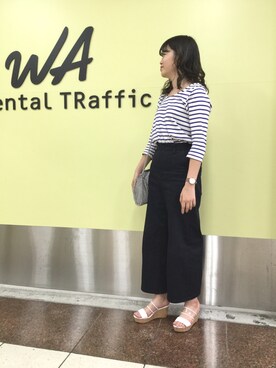 「MARC JACOBS（マークジェイコブス）のアイテム（腕時計）」を使った、WA ORiental TRaffic さん（レディース・163cm）の春コーディネート