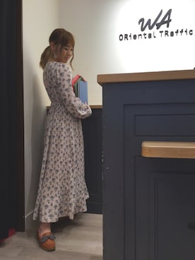 「ORiental TRaffic（オリエンタルトラフィック）のアイテム（ローファー）」を使った、WA ORiental TRaffic さん（レディース・163cm）の春コーディネート