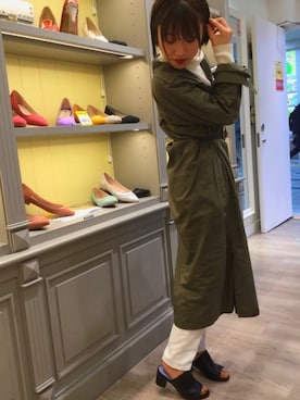 「オリエンタルトラフィック」｜「アイテム（シャツワンピース）」を使った、WA ORiental TRaffic さん（レディース・163cm）の春コーディネート