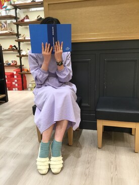 「オリエンタルトラフィック」｜「アイテム（スリッポン）」を使った、WA ORiental TRaffic さん（レディース・163cm）の春コーディネート