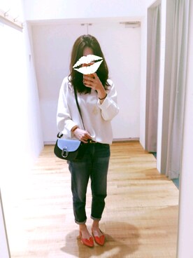 「ah（アッハ）のアイテム」を使った、himawariさん（レディース・159cm）の冬コーディネート