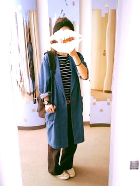 「ah（アッハ）のアイテム」を使った、himawariさん（レディース・159cm）の冬コーディネート