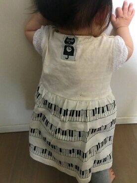 「つかまり立ち」｜ゆいたろうさん（キッズ・70cm）の春コーディネート