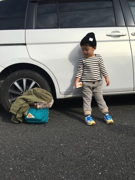 「PATRICK（パトリック）のアイテム」を使った、HALCHIさん（キッズ・90cm）の冬コーディネート