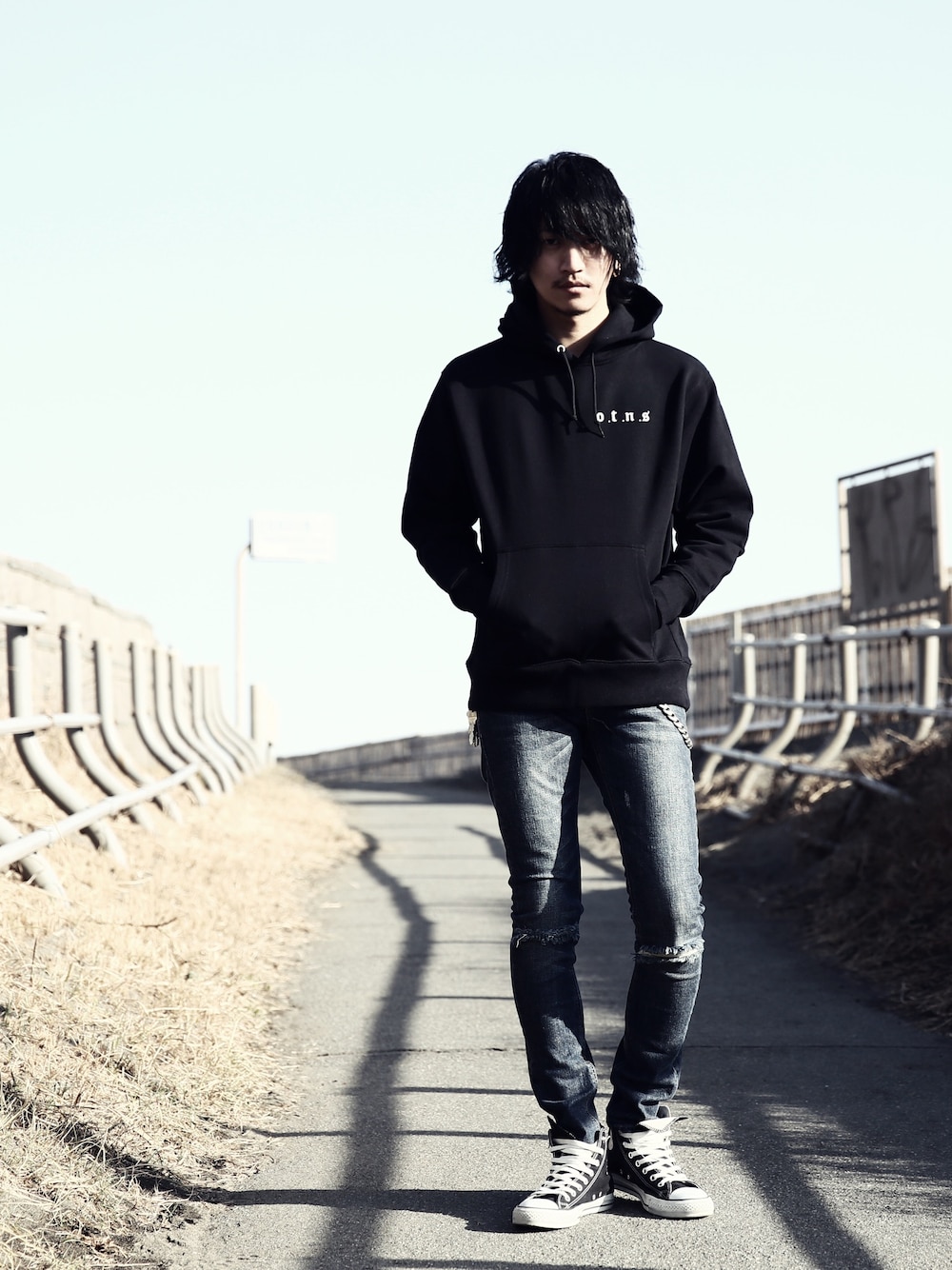 OF THE NEIGE STYLE デニムパンツ スカル ダメージ 42サイズ OF THE