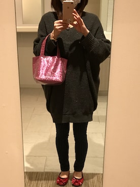 Cocue コキュ のバレエシューズ レッド系 を使った人気ファッションコーディネート Wear