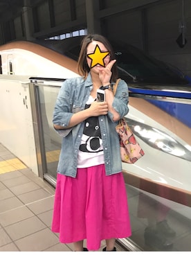 「東京旅行」｜ぐちこさん（レディース・159cm）の春コーディネート