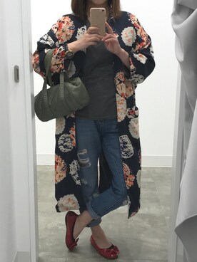 Cocue コキュ のバレエシューズ レッド系 を使った人気ファッションコーディネート Wear