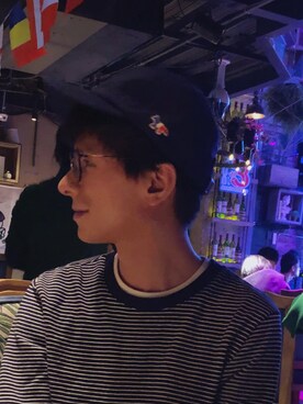 「A.P.C.（アーペーセー）のアイテム（ジャージ）」を使った、A君さん（メンズ・172cm）の秋コーディネート