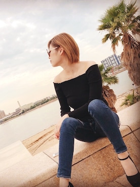 青い糸さん（レディース・162cm）の秋コーディネート