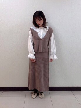 .*miho*.さん（レディース・152cm）の冬コーディネート