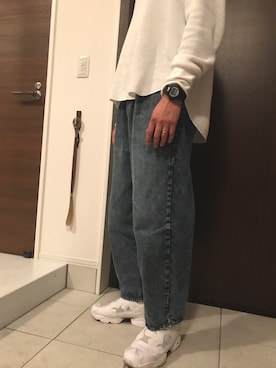 「Dessin de Mode（デッサンドモード）のアイテム（トップス）」を使った、sasazunzunさん（メンズ・178cm）の夏コーディネート