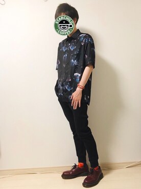 「靴下チラ見せ」｜「アイテム（アクセサリー）」を使った、ハレさん（メンズ・165cm）の春コーディネート