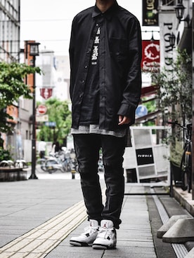 「KSUBI（スビ）のアイテム」を使った、Rytさん（メンズ・175cm）の秋コーディネート