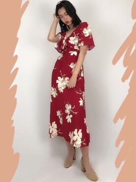 「日系休闲」｜「アイテム（オールインワン・サロペット）」を使った、肉很多的斯坦さん（レディース・168cm）の春コーディネート