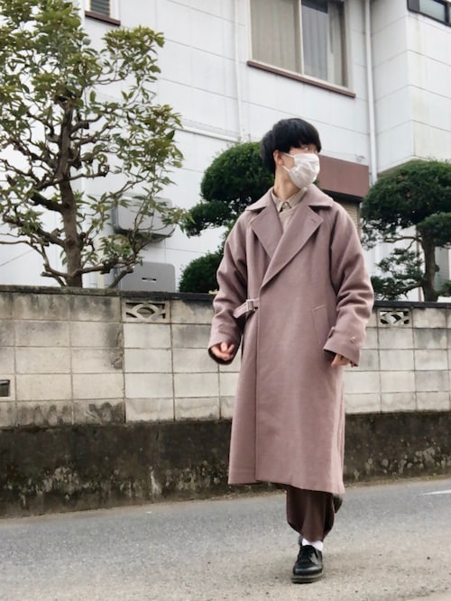 けん Shiki Tokyoのトレンチコートを使ったコーディネート Wear