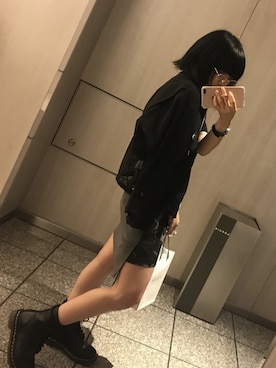 「TOGA PULLA（トーガ　プルラ）のアイテム（ブルゾン）」を使った、サカモトさん（レディース・152cm）の夏コーディネート