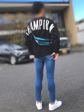 くぅたむさん（メンズ・180cm）の冬コーディネート