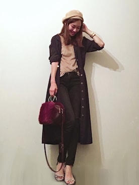 malieさん（レディース・167cm）の秋コーディネート