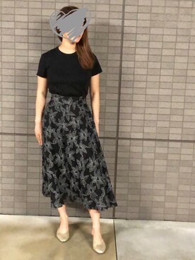 「Balancoire（ブランコアール）のアイテム」を使った、しがないアパレル女さん（レディース・157cm）の夏コーディネート