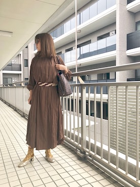 「Balancoire（ブランコアール）のアイテム」を使った、しがないアパレル女さん（レディース・157cm）の秋コーディネート