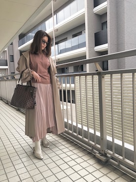 「Balancoire（ブランコアール）のアイテム」を使った、しがないアパレル女さん（レディース・157cm）の秋コーディネート