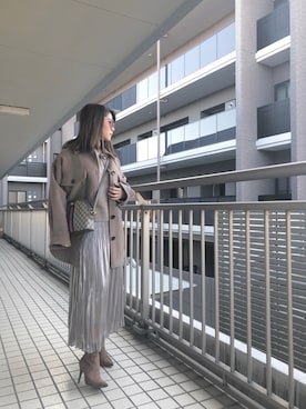 「ワントーンスタイル」｜しがないアパレル女さん（レディース・157cm）の秋コーディネート