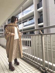 定価 5.7万円✨CLANEクラネSHAWL HOOD BALLOON COAT CLANE - ショールフードバルーンコート - SHAWL HOOD BALLOON COAT