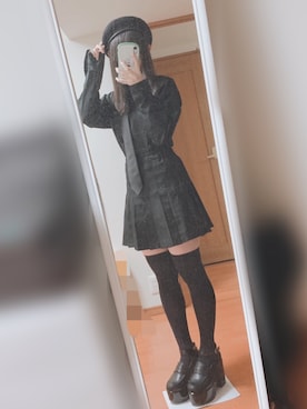 「H&M（エイチ・アンド・エム）のアイテム（財布/小物）」を使った、よっし〜さん（レディース・156cm）の冬コーディネート
