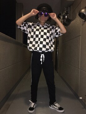 「A.D.G（エーディージー）のアイテム」を使った、MINAHO☺︎さん（レディース・156cm）の秋コーディネート