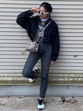 「アメリカン」｜「アイテム（ジャケット/アウター）」を使った、kanaさん（レディース・166cm）の冬コーディネート