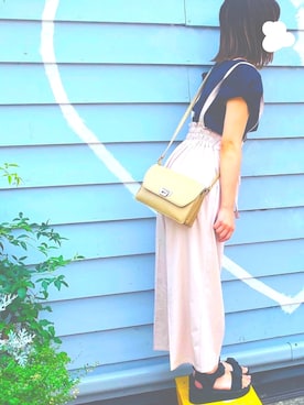 「clear（クリア）のアイテム（オールインワン・サロペット）」を使った、ma i kaさん（レディース・155cm）の夏コーディネート