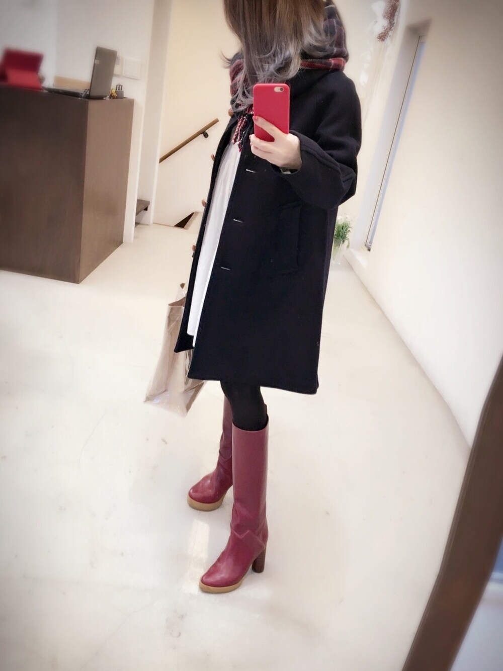 IENA（イエナ）の「メルトン ショールカラーコート◇（その他アウター