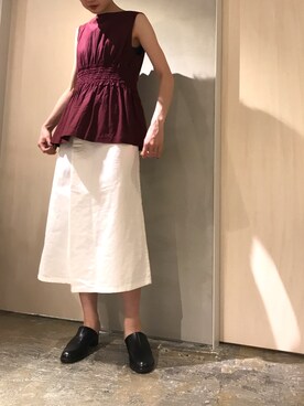 「OLIKA（オリカ）のアイテム」を使った、m i d o r iさん（レディース・164cm）の春コーディネート