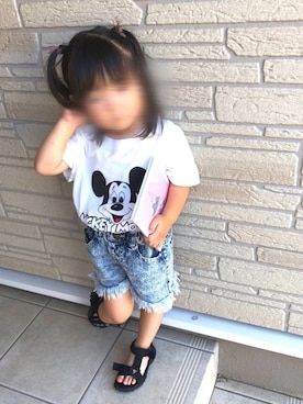 「petit main（プティマイン）のアイテム（サンダル）」を使った、ひのひのさん（メンズ・186cm）の夏コーディネート