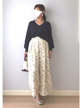 トモリB♭さん（レディース・156cm）の春コーディネート